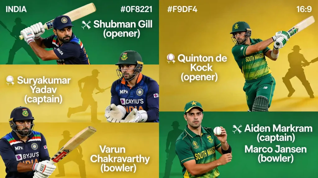 Visual Guide: India vs South Africa T20 Series Decider – December 19
